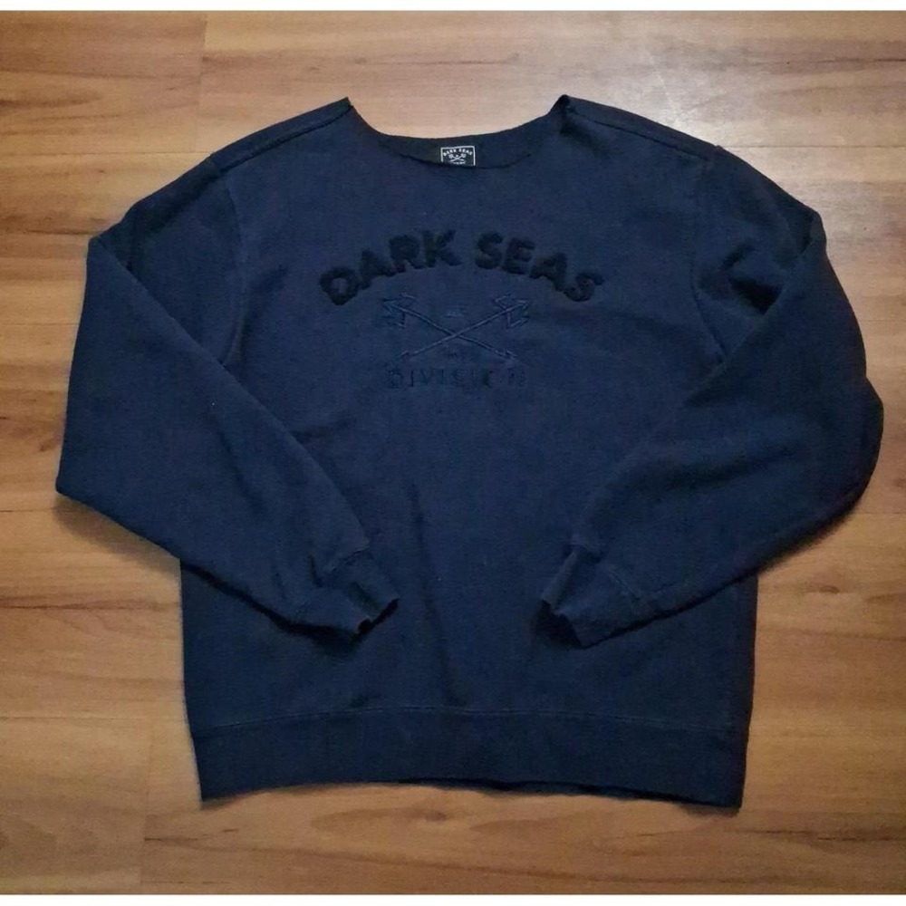 Mens‎ Dark Seas Fleece Graphic Pullover Sweatshirt